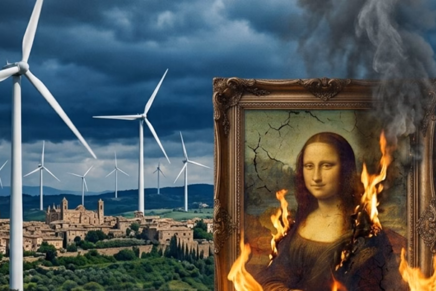 Clamoroso strappo nel fronte ambientalista contro le maxi pale eoliche