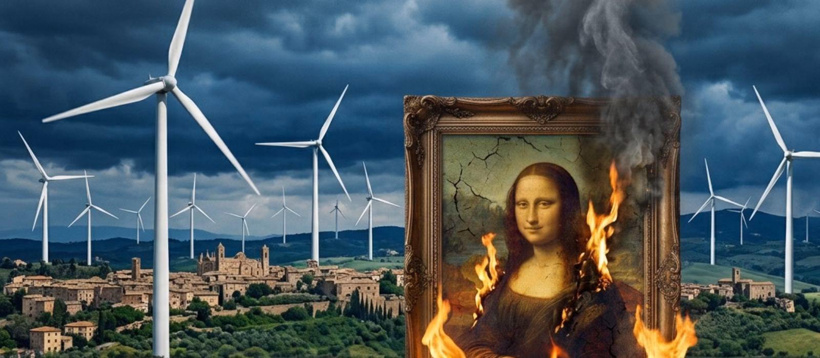 Clamoroso strappo nel fronte ambientalista contro le maxi pale eoliche